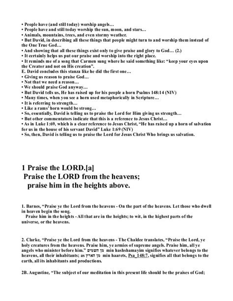 psalm 148 commentary.